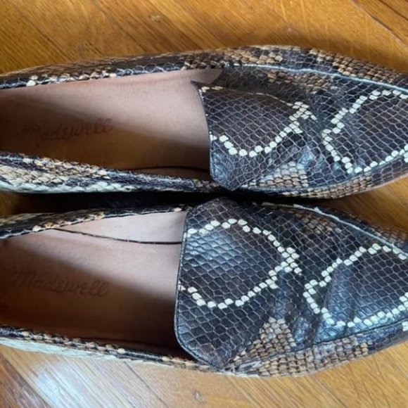 Madewell Snake Print Loafers - Picture 3 of 7